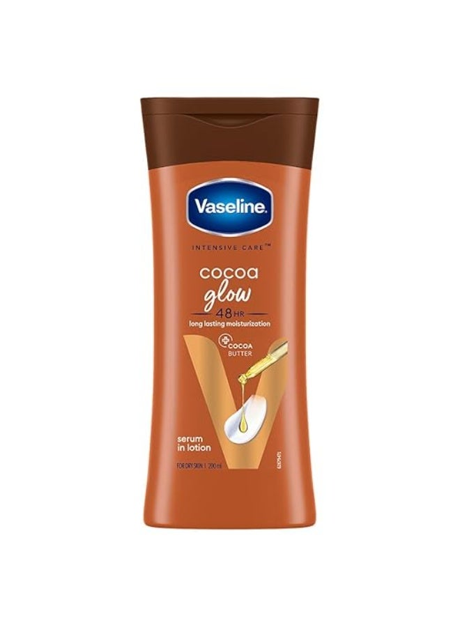 Vaseline Intensive Care Cocoa Glow Body Lotion 200 ml - Image 4